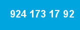 924 173 17 92 924 173 17 92